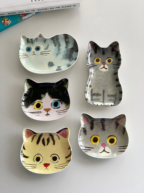 YASUKI Felicity Adorable Ceramic Cat Dish from YASUKI