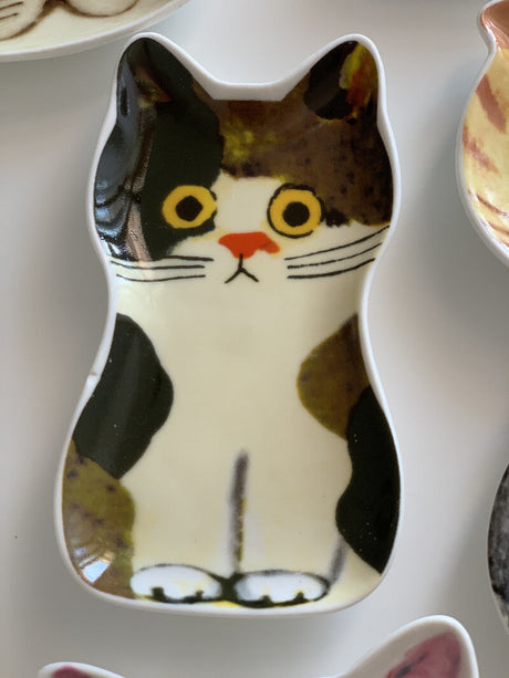 YASUKI Felicity Adorable Ceramic Cat Dish from YASUKI