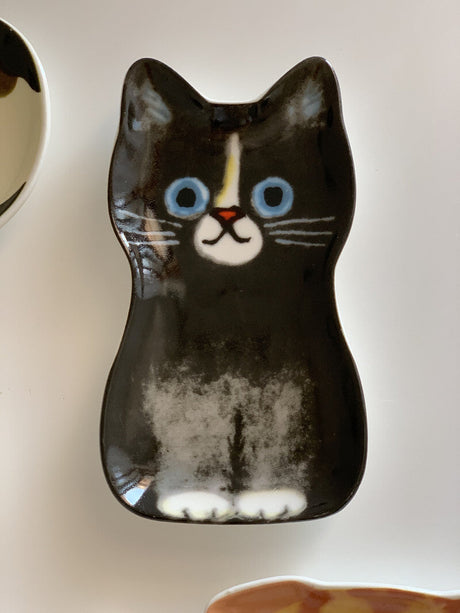 YASUKI Felicity Adorable Ceramic Cat Dish from YASUKI