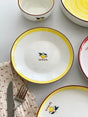 YASUKI Emilia Pastoral Fruit Glaze Ceramic Rice Bowl from YASUKI