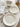 YASUKI Elowen Elegant Relief White Ceramic Tableware from YASUKI