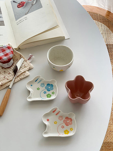 YASUKI Amelia Adorable Cherry Bunny Sauce Plate from YASUKI