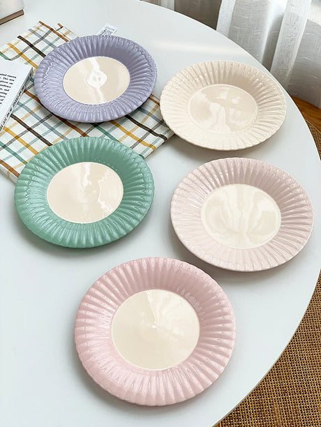 YASUKI Jasper Delicate INS Lace Dessert Plate from YASUKI