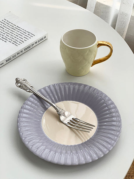 YASUKI Jasper Delicate INS Lace Dessert Plate from YASUKI