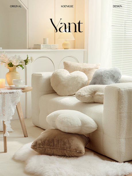 VANT Amaryllis Cozy Plush Winter Pillow Case from VANT