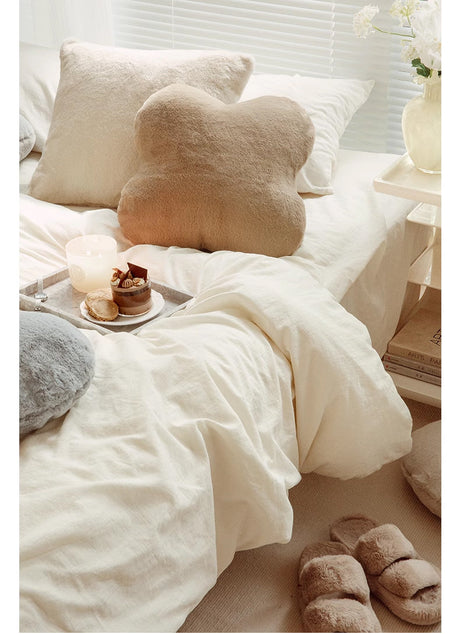 VANT Amaryllis Cozy Plush Winter Pillow Case from VANT