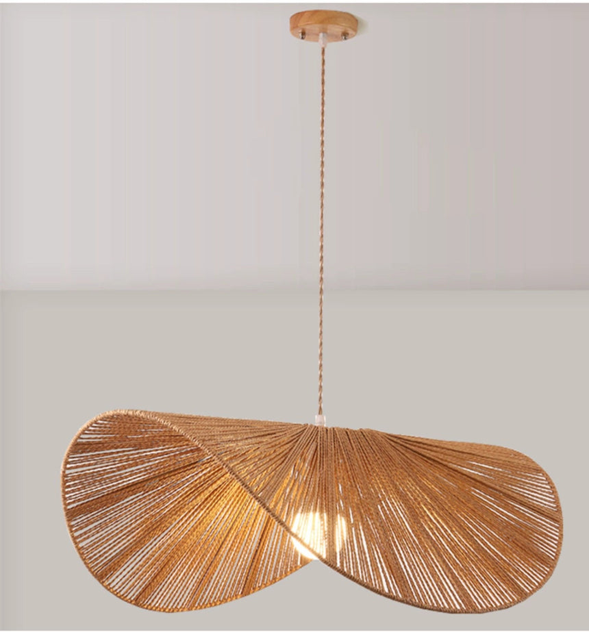 ZHONGSHAN Japanese Woven Rope Chandelier from HOBBYTREE
