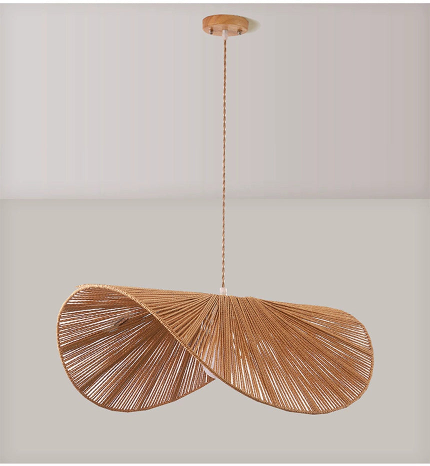 ZHONGSHAN Japanese Woven Rope Chandelier from HOBBYTREE
