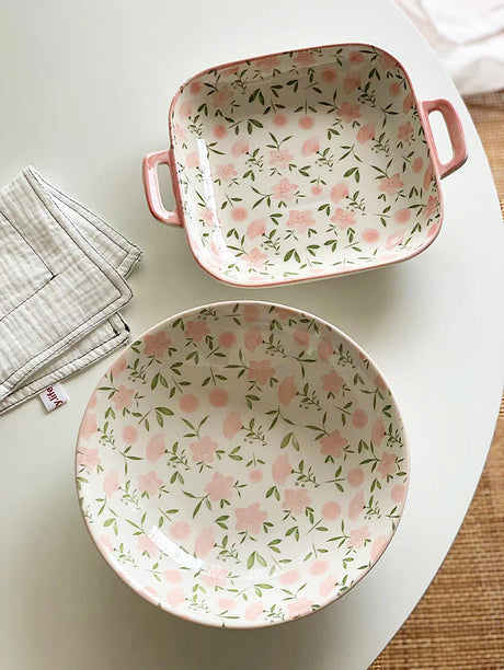 YASUKI Elowen Elegant Floral Design Bowl Set from YASUKI