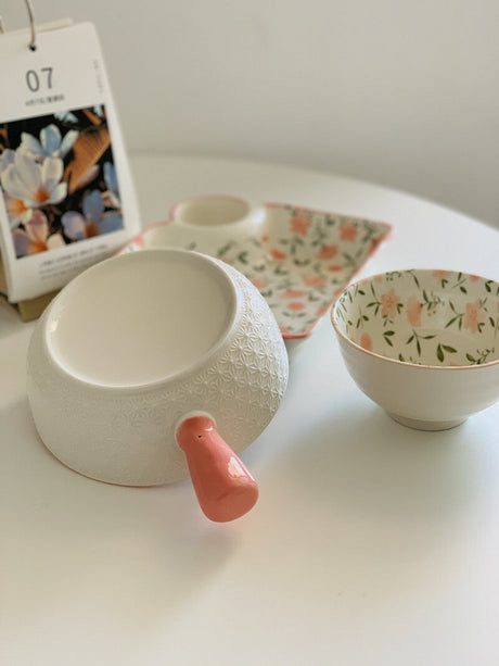 YASUKI Elowen Elegant Floral Design Bowl Set from YASUKI