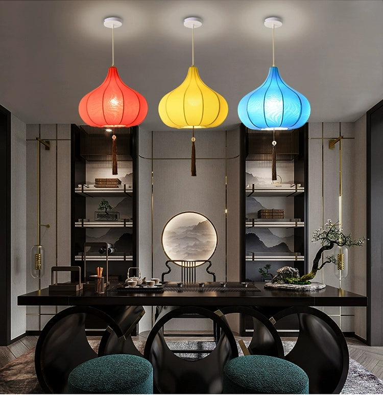 ZHONGSHAN Chinese Fabric Chandelier for Restaurants from ZHONGSHAN