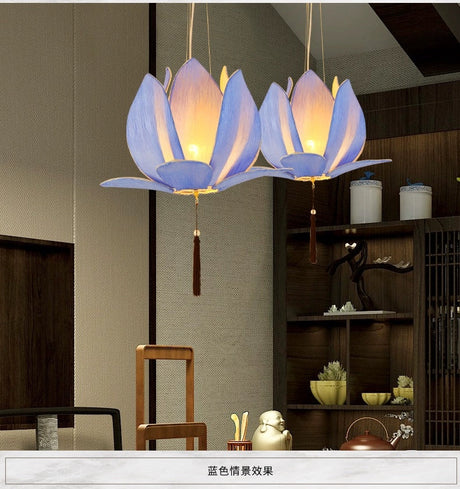 ZHONGSHAN Lotus Chandelier for Zen Restaurant from ZHONGSHAN
