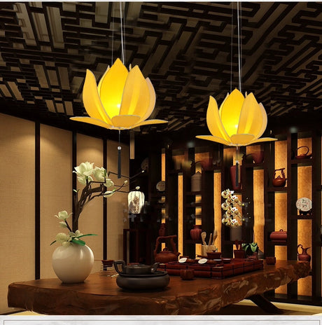 ZHONGSHAN Lotus Chandelier for Zen Restaurant from ZHONGSHAN