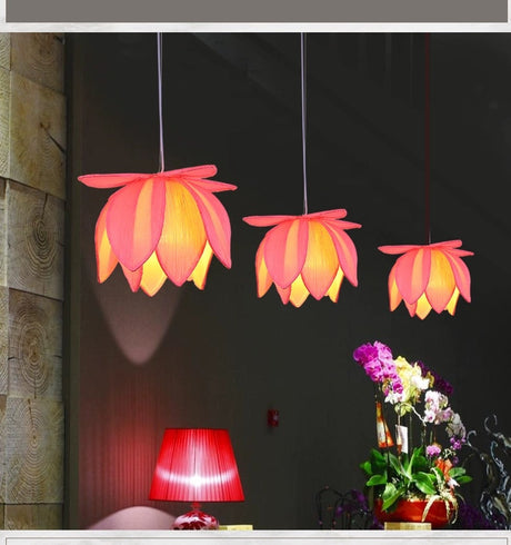 ZHONGSHAN Lotus Chandelier for Zen Restaurant from ZHONGSHAN
