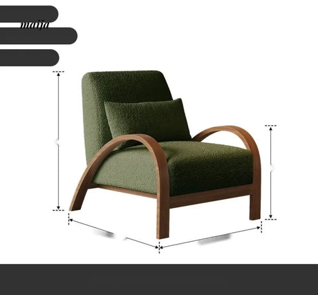 SMALL HIBISCUS Cream Balcony Sofa Chair from SMALL HIBISCUS
