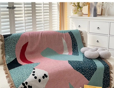MAN YUE HOME INS Art Blanket for Sofa or Living Room Use from MAN YUE HOME