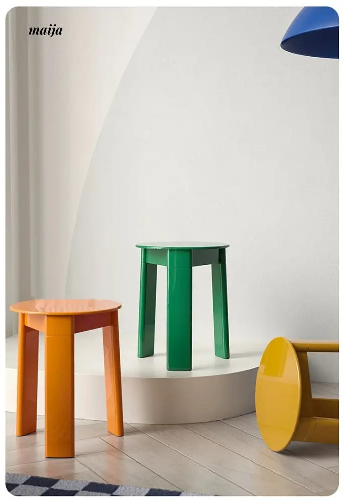 LOWERLEFT Designer Low Round Stool from HOBBYTREE