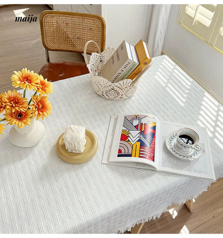 MAN YUE HOME Advanced French Dessert Tablecloth for Special Occasions from MAN YUE HOME