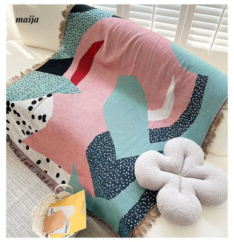 MAN YUE HOME INS Art Blanket for Sofa or Living Room Use from MAN YUE HOME