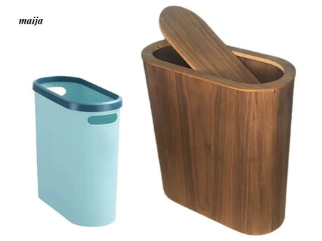 MUSN Compact Wooden Trash Bin from MUSN