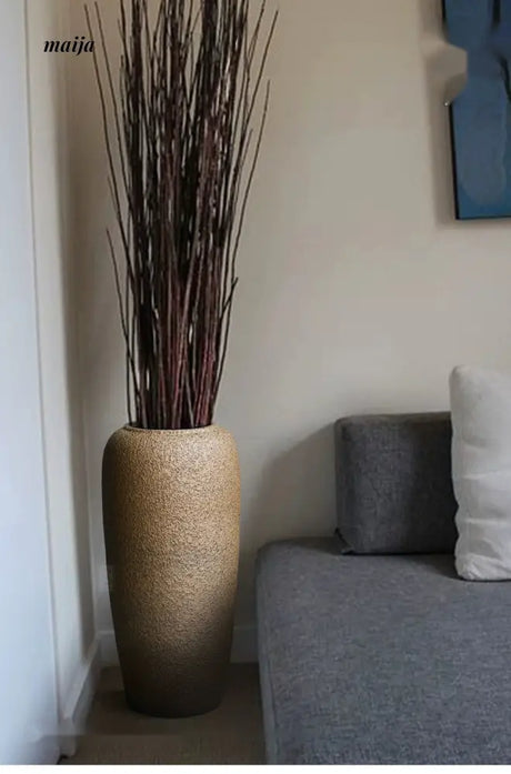 JOTO Retro Ceramic Large Vase Living Room Hotel Decoration from JOTO