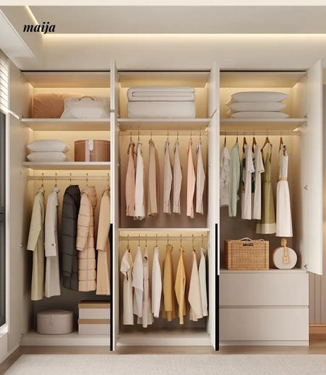 MEIHOUSE Light Luxury Bedroom Large Wardrobe Storage from MEIHOUSE