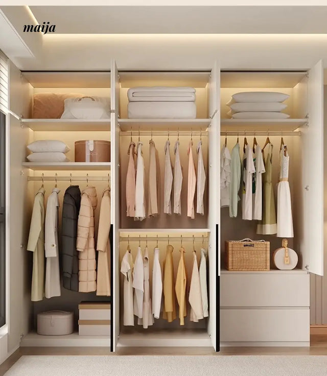 MEIHOUSE Light Luxury Bedroom Large Wardrobe Storage from MEIHOUSE