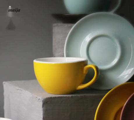 JOTO Seventeen Color Ceramic Coffee Cup Commercial Set from JOTO