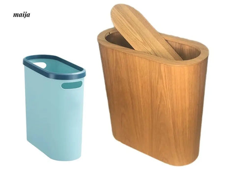 MUSN Compact Wooden Trash Bin from MUSN