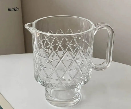 BANKE Large Capacity Fruit Tea Transparent Glass Cup from BANKE