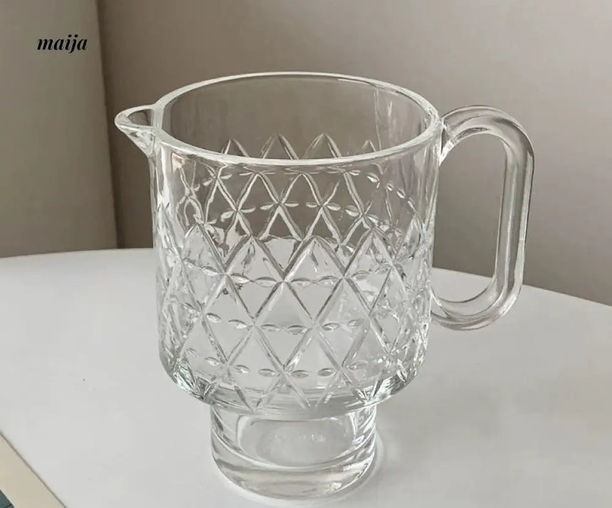 BANKE Large Capacity Fruit Tea Transparent Glass Cup from BANKE