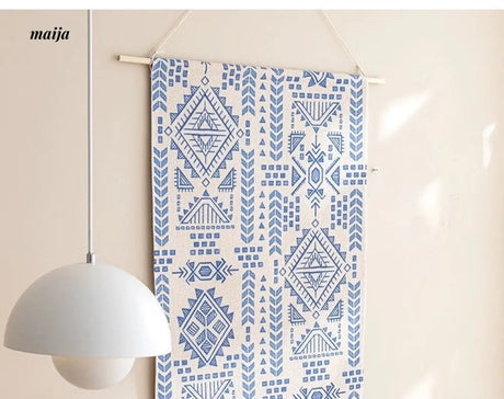 MAN YUE HOME Retro Woven Tapestry for Bedroom Canvas Decor from MAN YUE HOME