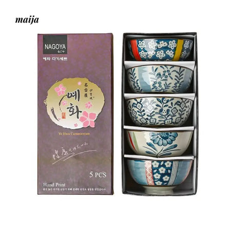 Japanese Ceramic Chie Rice Bowls from maija