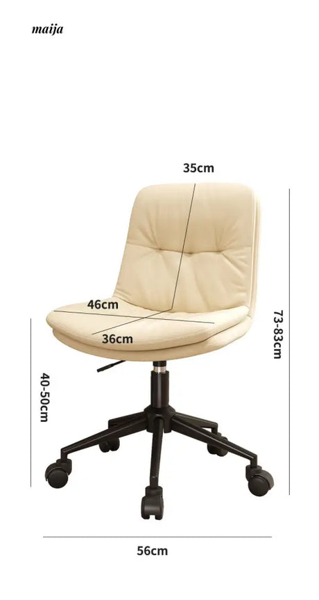 Cassie Ergonomic Padded Office Chair from maija