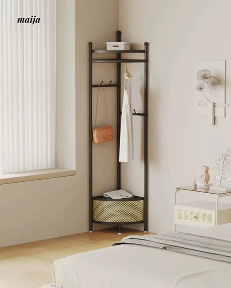 Miriam Coat Hanger with Basket from Kaiyashi