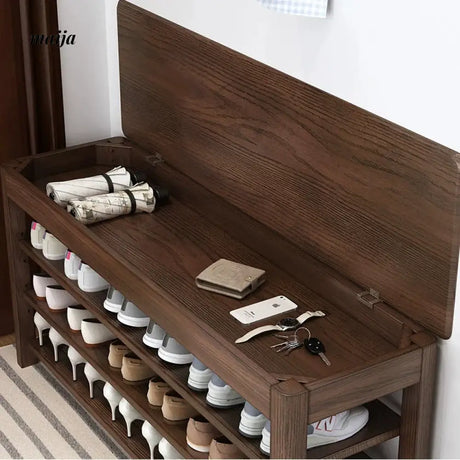 FUYUKI Colorado Shoe Storage Bench from KENZAKI