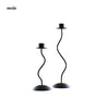 COLOURHUNTER Black Metal Retro Jewelry French Retro Style Candle Holder from maija