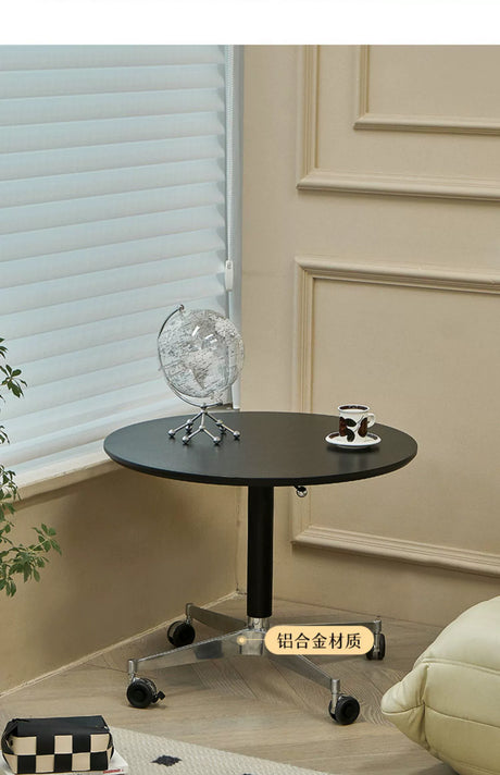 LAZYSPACE Zoey Solid Wood Lift Table from LAZYSPACE