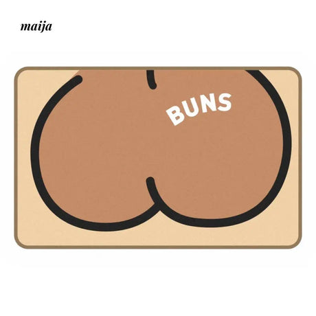 TIPTOE BUNS Bath Mat from TIPTOE