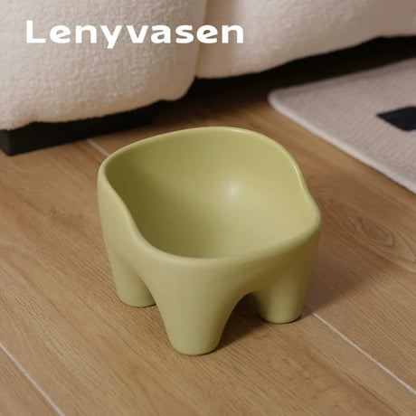 LENYVASEN Jasper Large Ceramic Pet Bowl from LENYVASEN