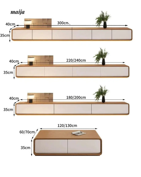 Wright Minimalist Living Room Home TV Cabinet from Jun Chuang