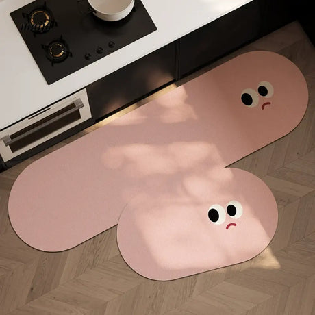 Happy Emoji Kitchen Mat from maija