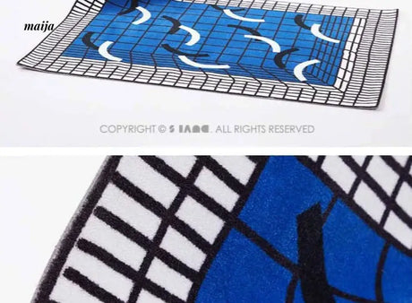 UNDERLAND Swimming Pool Pattern Rug from UNDERLAND