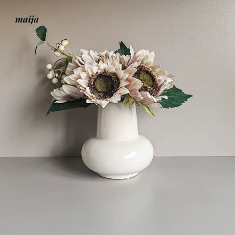 LIVETAI Nordic Round Belly Ceramic Vase from maija