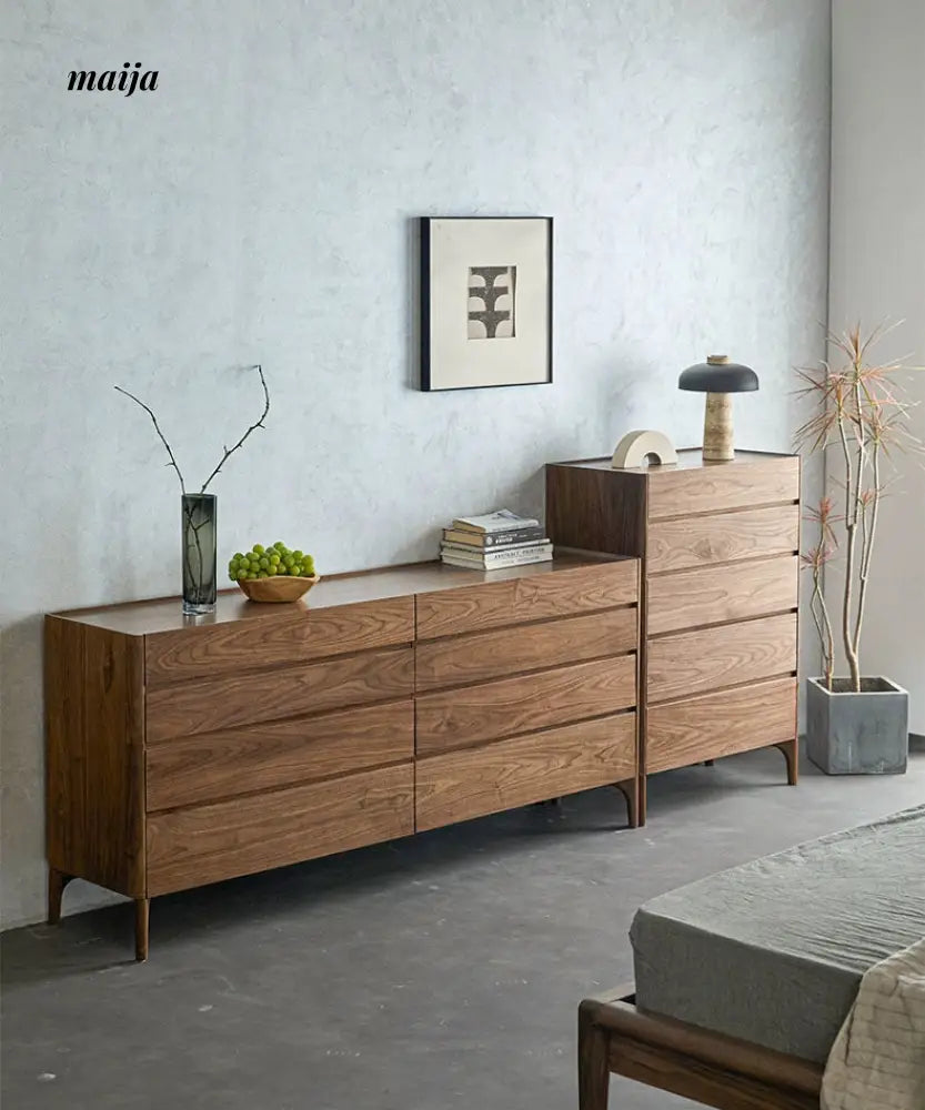 Keiko Solid Wood Wide Chest of Drawers from maija