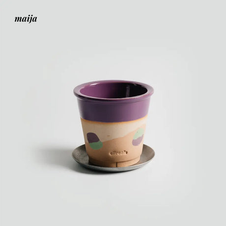 CIIREALS Eggplant Ceramic Planter from maija