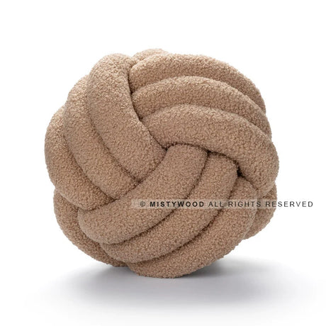 MISTYWOOD Lamb Cashmere Knot Pillow for Sofa from MISTYWOOD