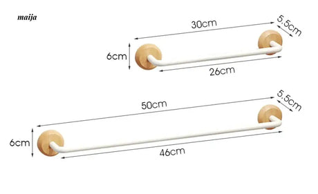 NHSJ Punch-Free Towel Racks from NHSJ