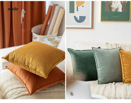 MISTYWOOD Orange Swan Light Luxury Pillow from MISTYWOOD