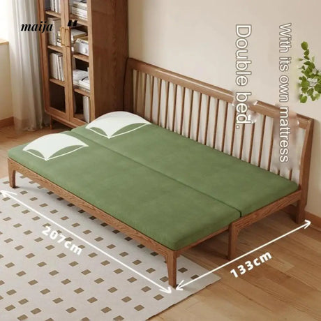 Karol Retractable Solid Wood Sofa Bed from AI